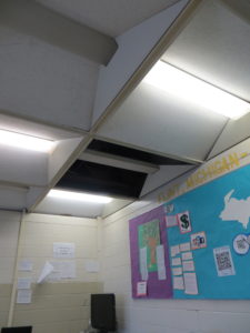 2016_April 20_Leaky Ceiling Lunchroom at Quest